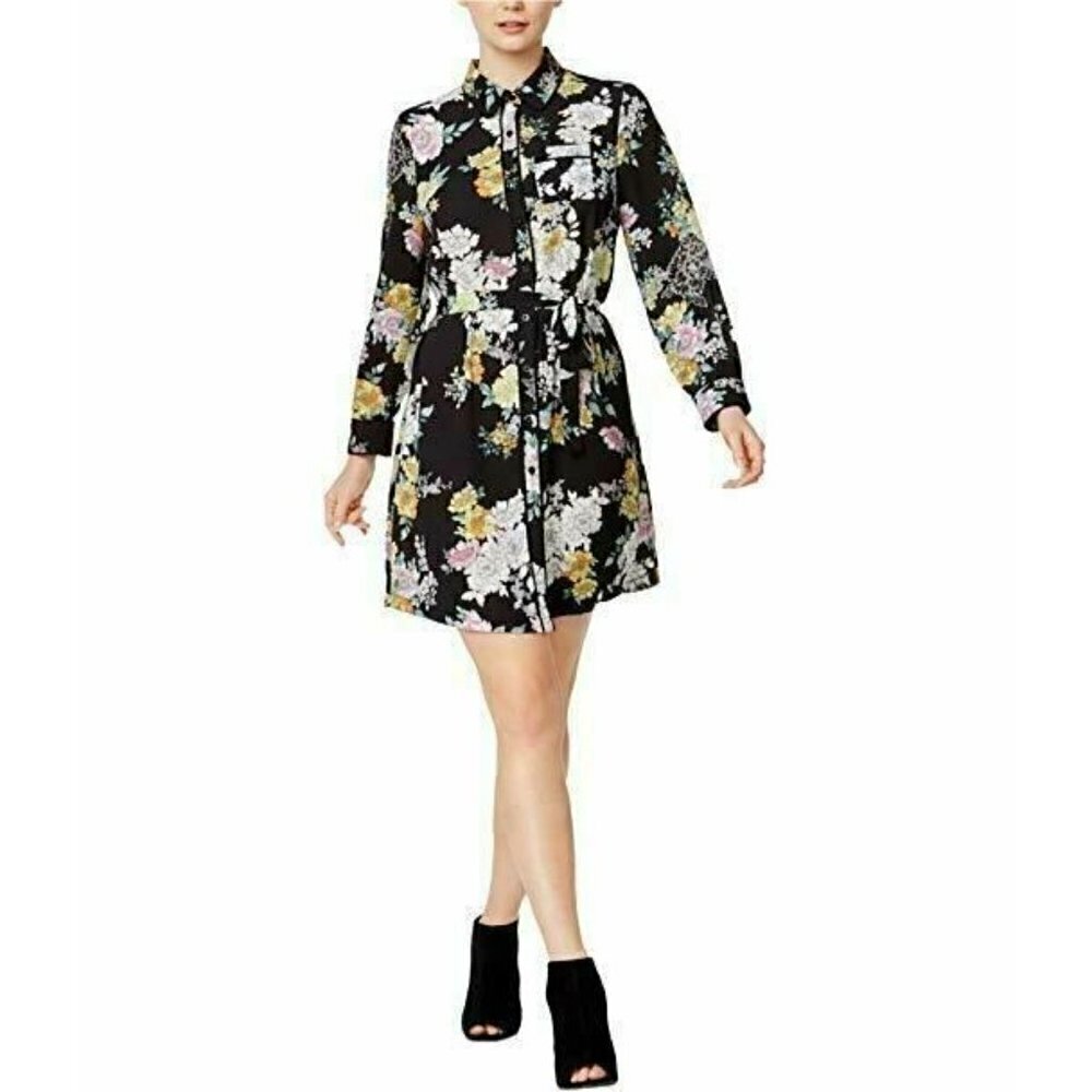 Maison Jules Womens Multicolor Floral-Dress S - Picture 2 of 12